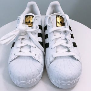 NEW Adidas Originals White Black sz 7